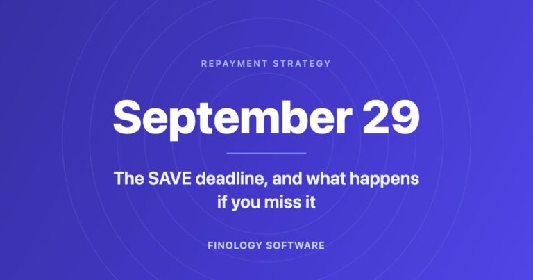 September 29 SAVE plan deadline, Finology Software