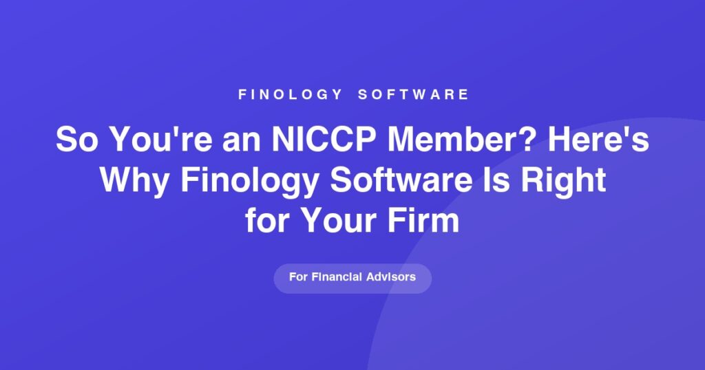 NICCP members and Finology Software