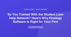 Student Loan Help Network and Finology Software